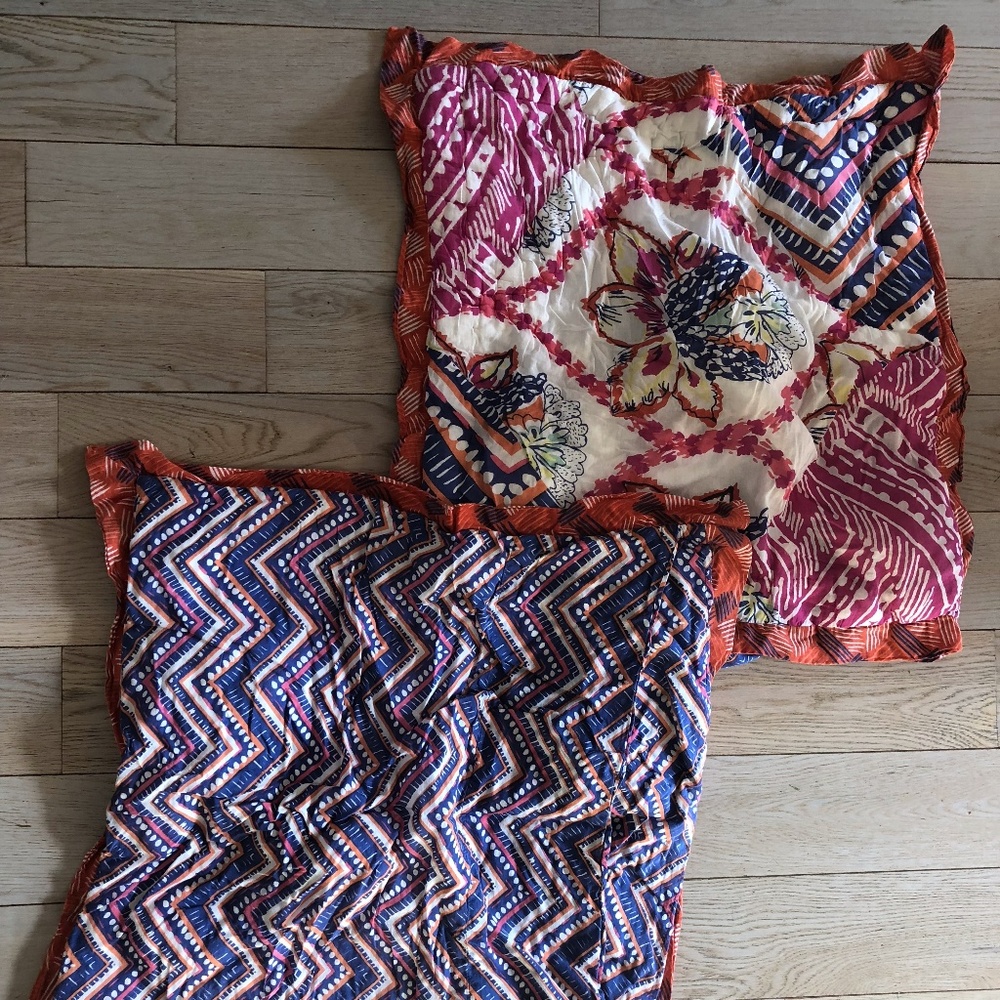 Anthropologie  Boho Pillow Shams